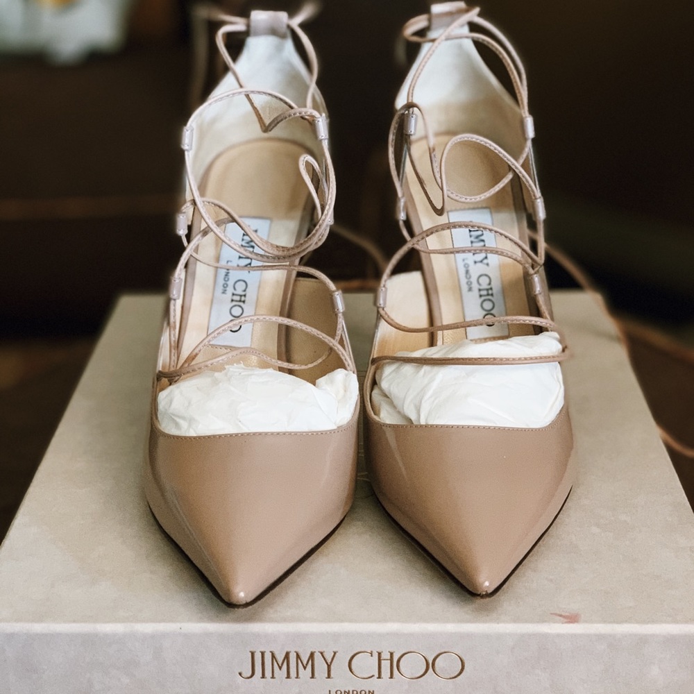 Jimmy Choo Hoops Patent Leather Pumps